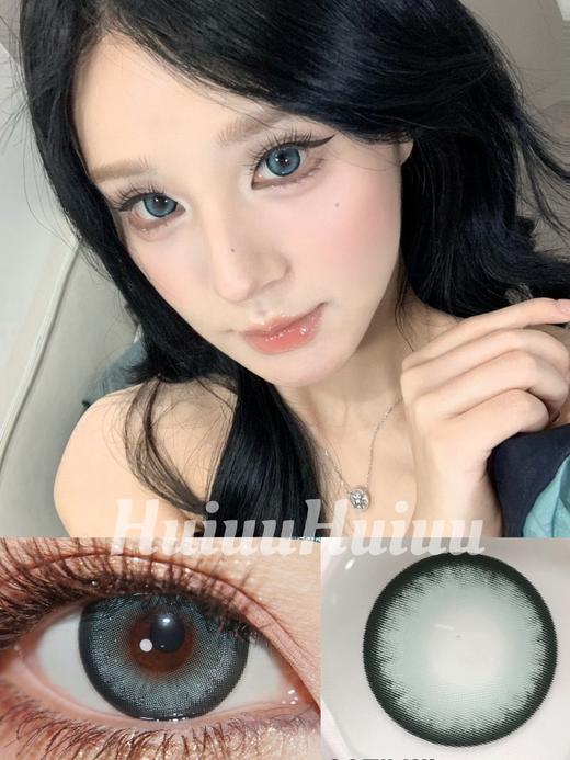 <月抛大直径>KIKICON-雾中青-14.5mm【月抛 0-1000度 含525/575】 商品图0