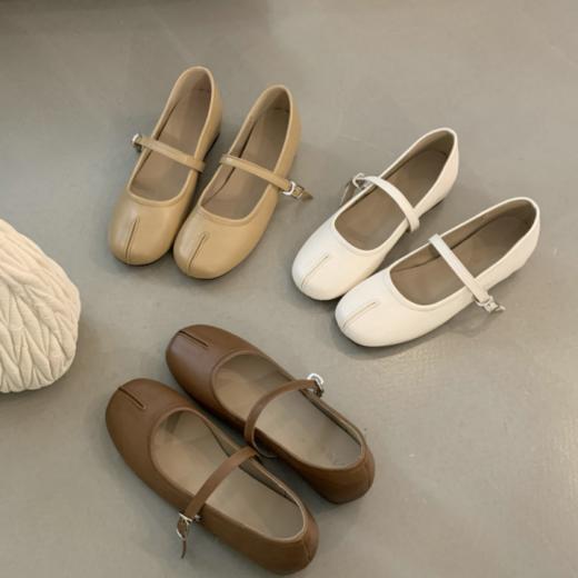 🎉【ROAADN韩版真皮牛皮假分趾猪蹄单鞋921-66】✅✅万人求的内增高真皮猪鼻子分趾鞋！上新啦 文艺复古女孩本命鞋!! 🥰 商品图4