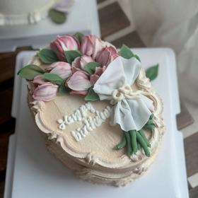 蛋糕定制—美丽的郁金香