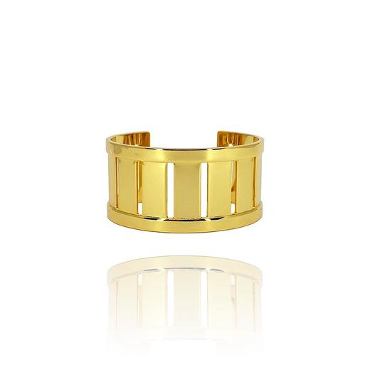 北京仓｜AN-NEE-JMA-夏花 2cm丝巾 手镯（金色）［法国设计师］ 商品图1