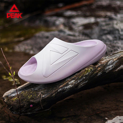 匹克【篮球文化】态极小胖拖男女24夏季新款舒适防滑运动拖鞋ET42027L/ET42028L 商品图1