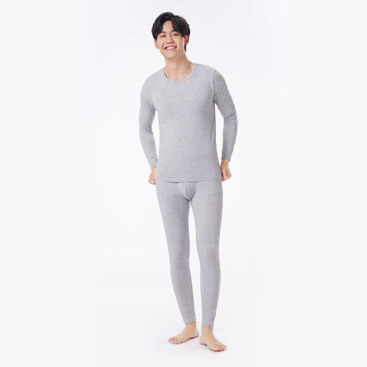 都市丽人都市锋尚保暖衣轻暖套装超薄人棉薄男士保暖衣套装FWTAA1 商品图1