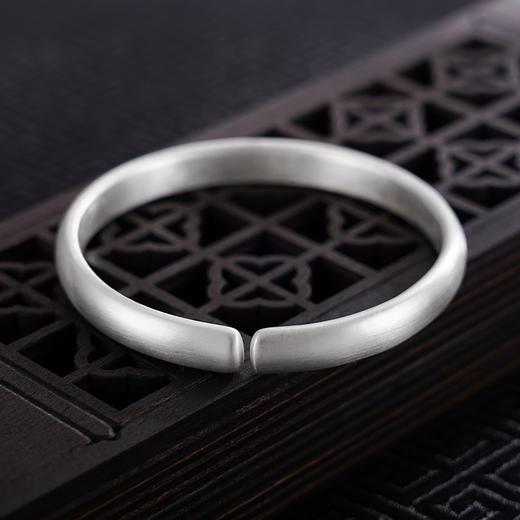 【花海潮生】子佩集S999银手工手镯原创设计【55061204】2407 商品图4