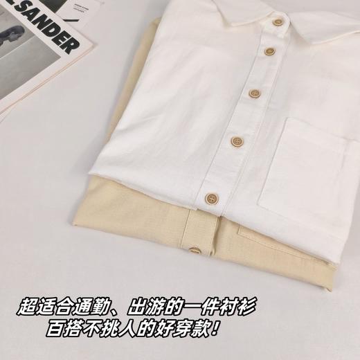 穿上就是直角肩，高级显瘦【 千吉娜Chigina.夏季新款短袖Polo领小衬衫 】好穿不闷热！ 商品图9