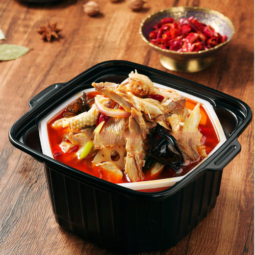 椒口赞新疆椒麻鸡自热火锅 （青椒味）460克/盒 商品图1