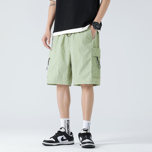 山系潮搭【情侣款机能工装短裤】 冰丝面料 超薄透气 宽松休闲 时尚百搭 舒适有型！ 商品图9