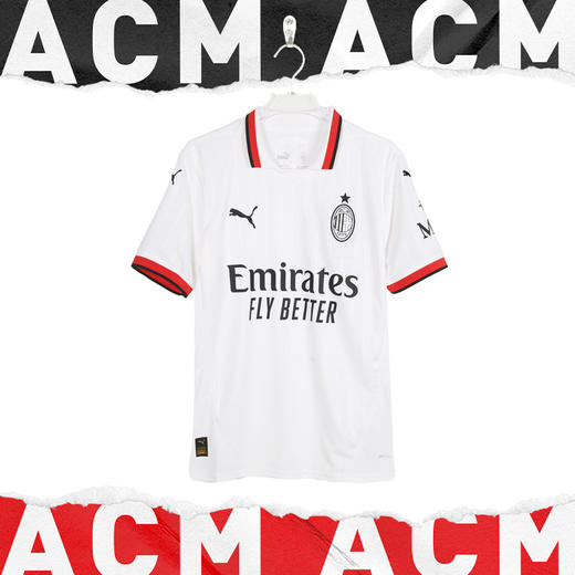 小李子PUMA彪马24/25赛季AC米兰客场球迷版比赛球衣成人男775015 02 商品图1