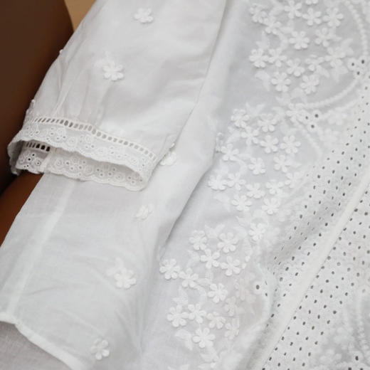 LPIUTY重工刺绣花朵短袖-B08ZJ-80403（下单3-7天发货） 商品图7