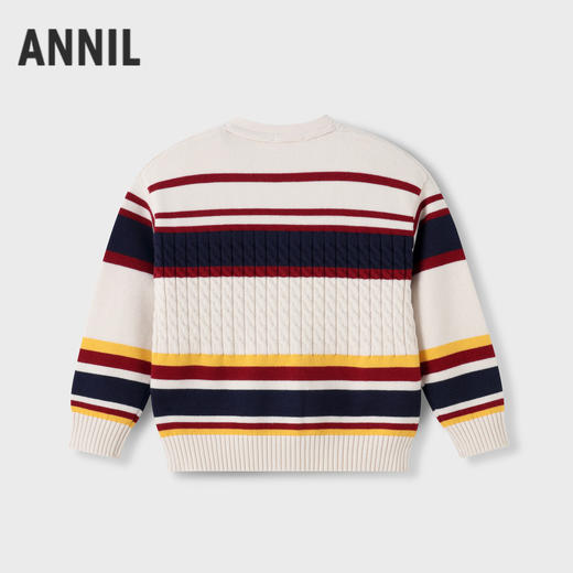 男童学院风撞色开衫新款安奈儿童装实体店同款AB434513 商品图1