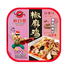椒口赞新疆椒麻鸡MIni版 （盒装）530克/盒