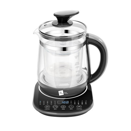 【小家电】米技生活 （Miji Home）养生壶智能煮茶壶家用1.5L恒温玻璃电热水壶触控面板 HP-05 HF 商品图2
