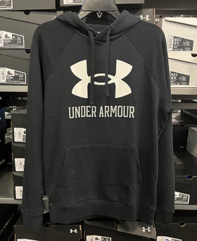 Under Armour/安德玛  秋冬女士加绒保暖插肩袖袋鼠兜连帽卫衣