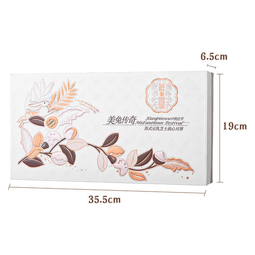 【买10送1】【雅韵中秋】鲜品屋-480g苏式豆乳芝士流心礼盒 商品图4