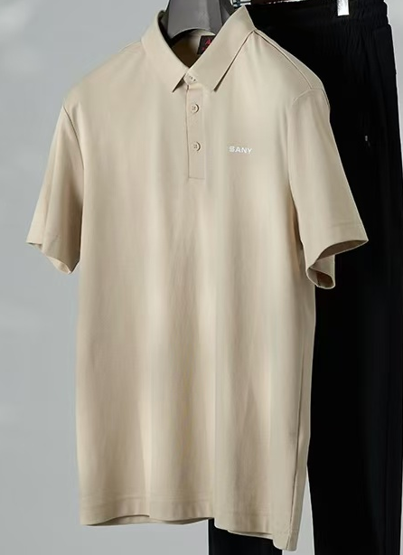 SANY翻领T恤310C-杏色
