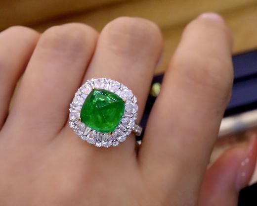 4.45ct 祖母绿戒指吊坠 商品图2