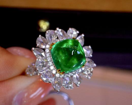 4.32ct 祖母绿戒指 商品图0