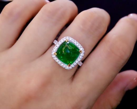 6.90ct 祖母绿戒指 商品图4