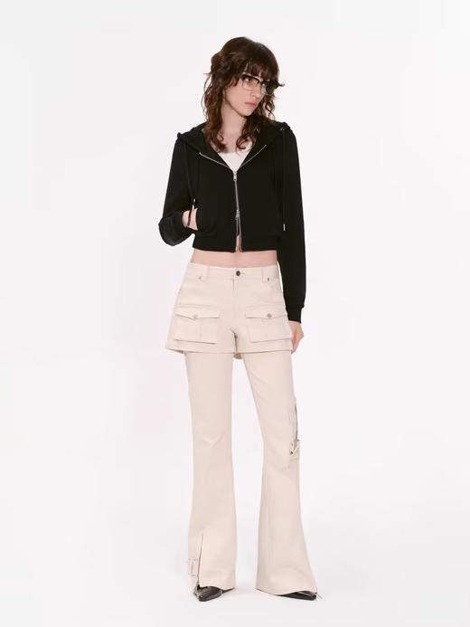 出逃赤岗西/24AWK109/重工设计感假两件反向工装裤 商品图1