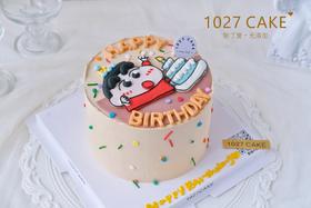 1027CAKE | 蜡笔小新 手绘蛋糕