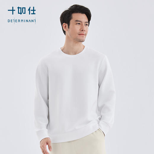 十如仕针织半高领莫代尔四面弹立云感热能通勤轻卫衣-T25 商品图10