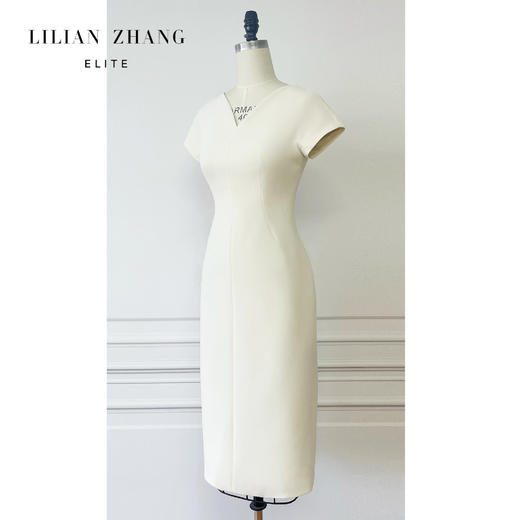 E—定制—「法式复古」——“经典永恒”——Lady挚爱、花苞领连衣裙 2401104 商品图2