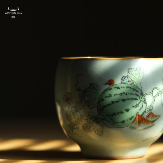 问鼎汝窑玉钟杯（西瓜）（缺货） 商品图4