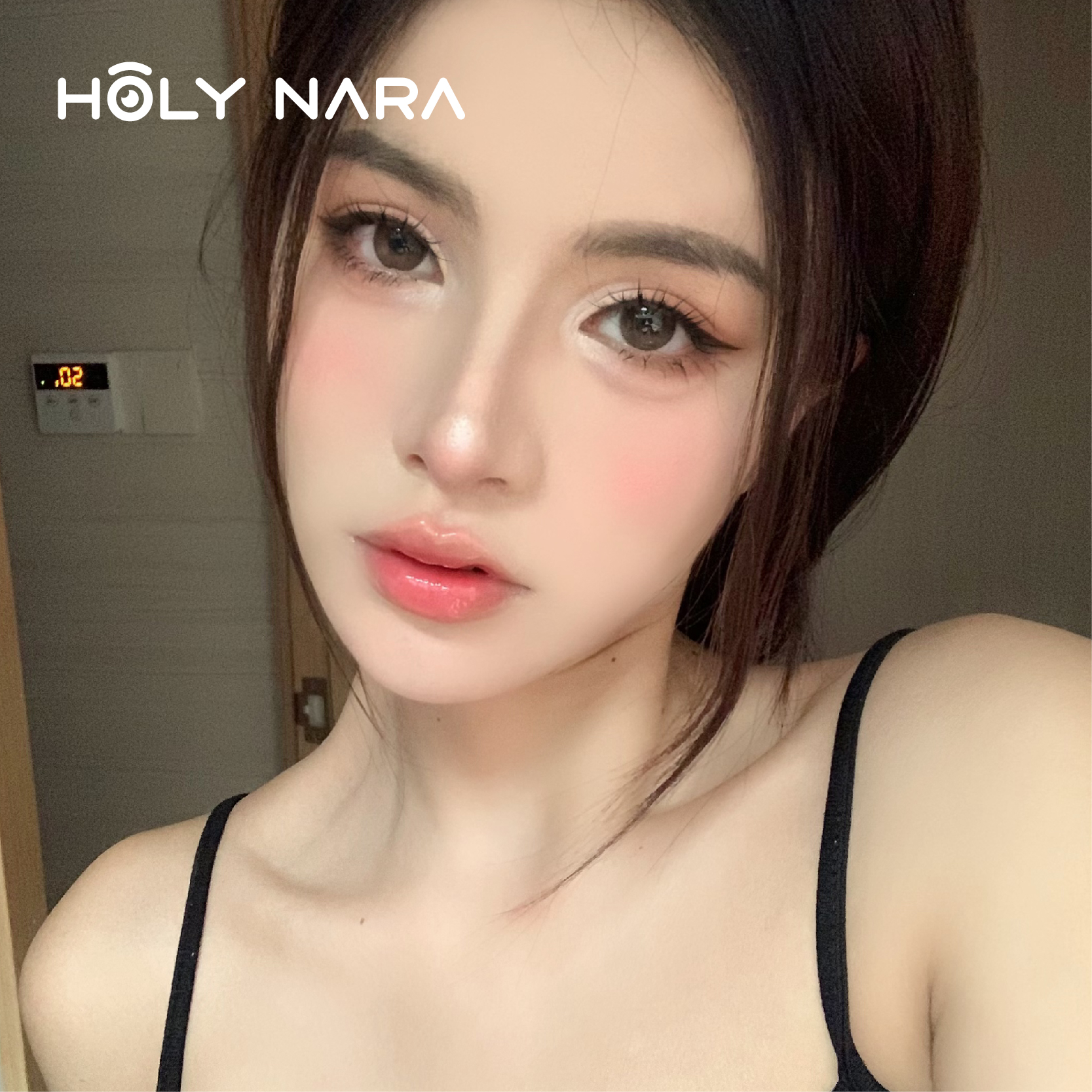 【日抛】Holy Nara  水云端 蓝/棕 直径：14.0mm  含水量43%（日抛10片/盒 不同度数请拍两盒）