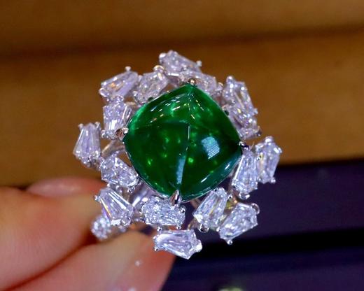 5.75ct 祖母绿戒指 商品图2