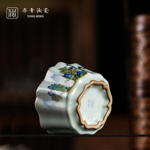 问鼎鼎青系列簪花杯（青绿山水）（缺货） 商品图4