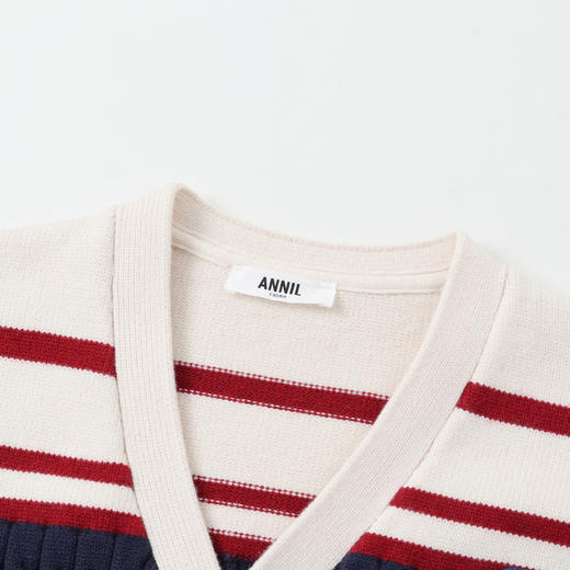 男童学院风撞色开衫新款安奈儿童装实体店同款AB434513 商品图4