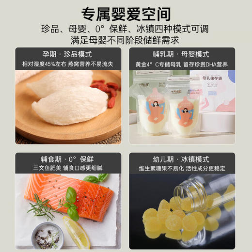 卡萨帝（Casarte）650升原石星岩系列十字四开门冰箱一级能效变频家用三系统超大容量BCD-650WGCTDM7D9U1 商品图4