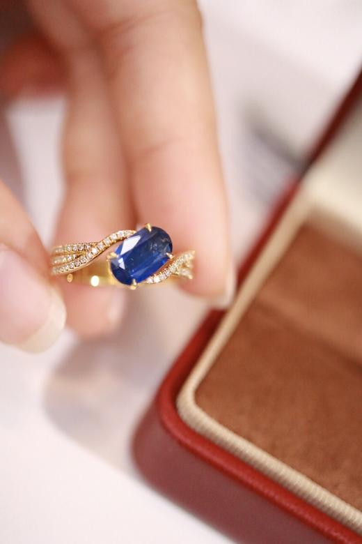 1.52ct 蓝宝石戒指 商品图5