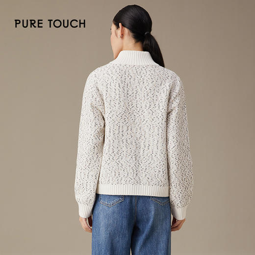 pure touch女士小香风针织开衫1359243360 商品图2