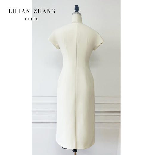 E—定制—「法式复古」——“经典永恒”——Lady挚爱、花苞领连衣裙 2401104 商品图3