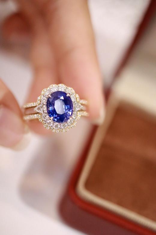 3.06ct 蓝宝石戒指 商品图4