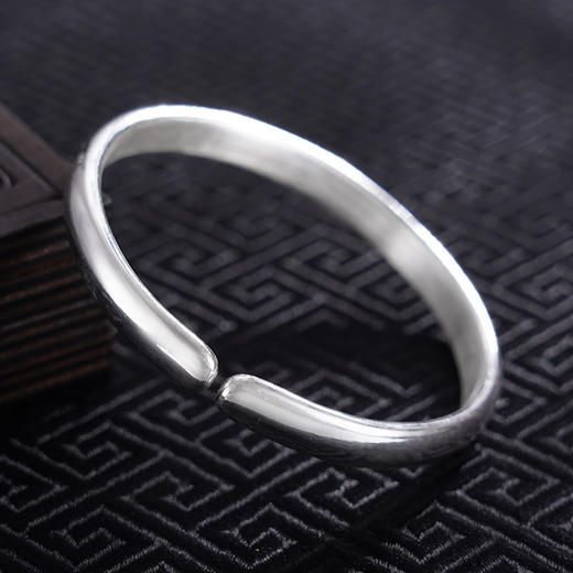 【花溪漫步】子佩集S999银手工手镯原创设计【55061105】2407 商品图2