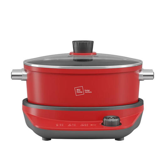 【小家电】米技（MIJI）米技（Miji Home）米技生活多功能锅家用鸳鸯电火锅 EMP-L6011 红色 HF 商品图3
