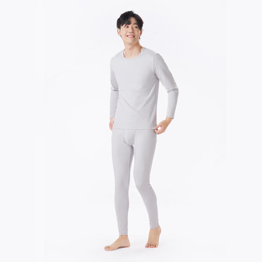 都市丽人都市锋尚保暖衣轻暖套装棉拉架薄男士保暖衣棉质套装FWT9A4 商品图2