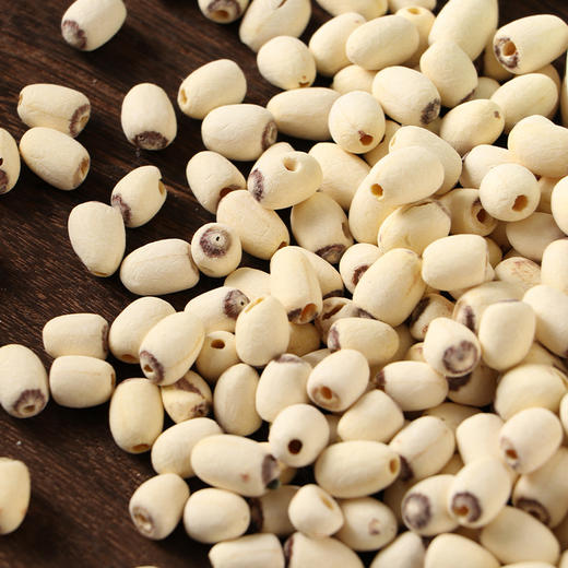 岳阳湖有机野生红莲/白莲子 去芯干货无硫熏粉糯易煮300g/罐 商品图3