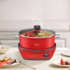 【小家电】米技（MIJI）米技（Miji Home）米技生活多功能锅家用鸳鸯电火锅 EMP-L6011 红色 HF 商品缩略图1
