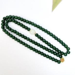 18k碧玉老型珠串 商品图0