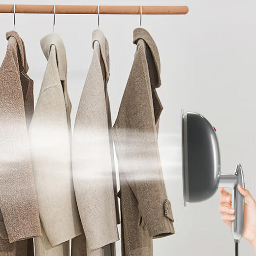 【小家电】米技生活（Design Germany）手持挂烫机电熨斗绵密蒸汽高温除菌 EL-P1508 时尚灰 HF 商品图4