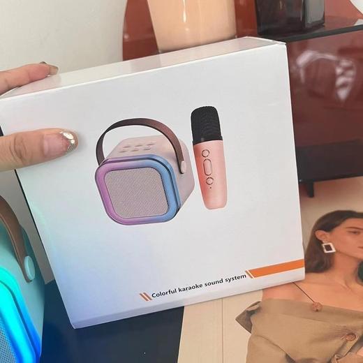 【家庭KTV音响话筒一体机】无线麦克风*2➕蓝牙音箱，嗨翻天❗❗沉浸式纯享版K歌音响 清晰无杂音 商品图5