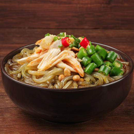 椒口赞新疆椒麻鸡酸辣粉 （青椒味）332克/盒 商品图3