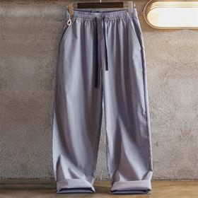 工装优选美式Easypants泡泡纱条纹休闲裤松紧腰免烫直筒长裤男秋