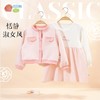 贝贝怡2024秋季新款女童套装舒适外套+连衣裙两件套ZB3DT045 商品缩略图4
