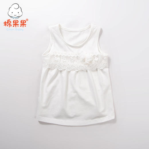 棉果果夏季新品女童可爱背心T恤M222170218300 商品图0