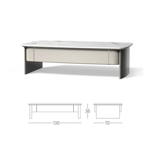 顾家家居整装 现代简约 茶几 PT2116 商品图1