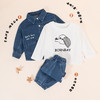 贝贝怡童装男童牛仔服套装2024春秋款长袖t恤长裤洋气秋装三件套ZB3DT060 商品缩略图2