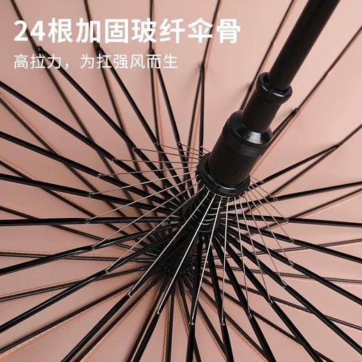 雨伞遇水开花高颜值创意感加大抗风暴长柄直杆男女雨伞 商品图4